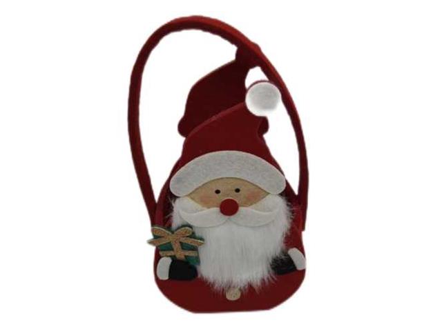 FELT SANTA BASKET (8")