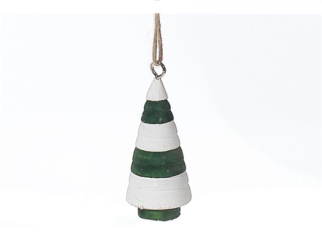 WOODEN TREE ORNAMENT (3.54")