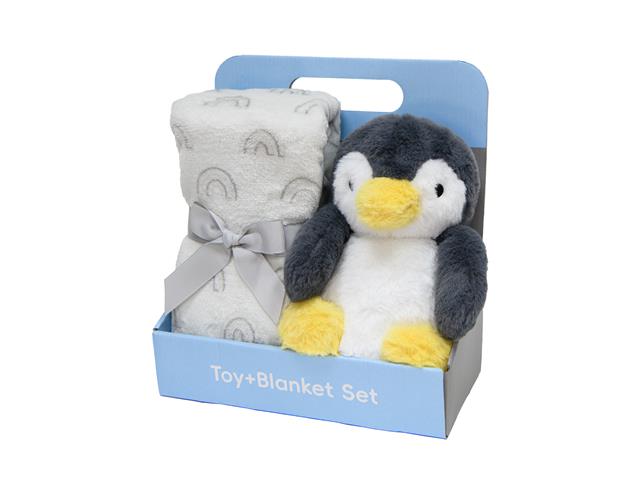PLUSH AND BLANKET GIFT SET (PIPPIN THE PENGUIN)