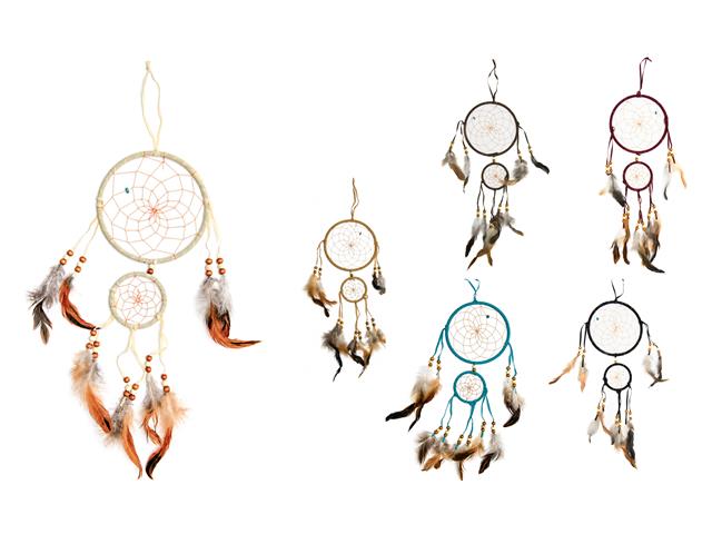 17.75" DOUBLE DREAM CATCHER (ASSTD)