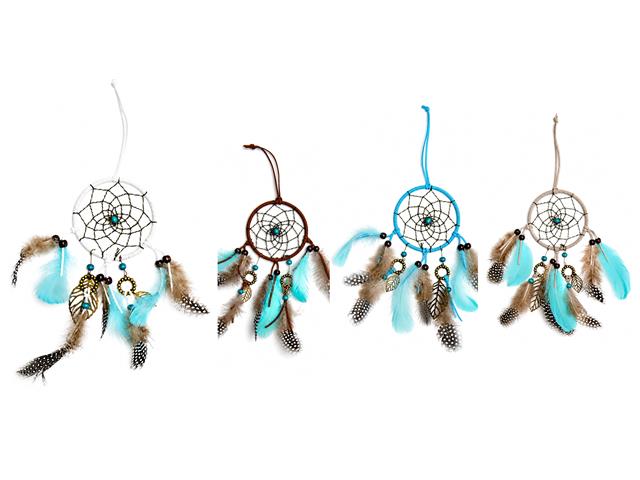 10" DREAM CATCHER WITH CHARMS (ASSTD)